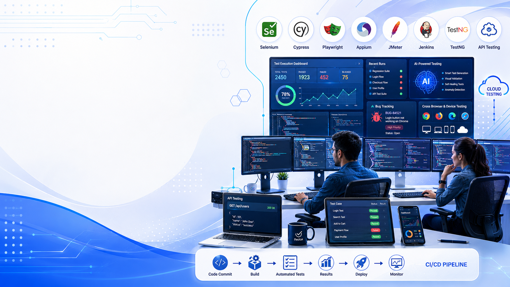 QA Manual and Automation Testing